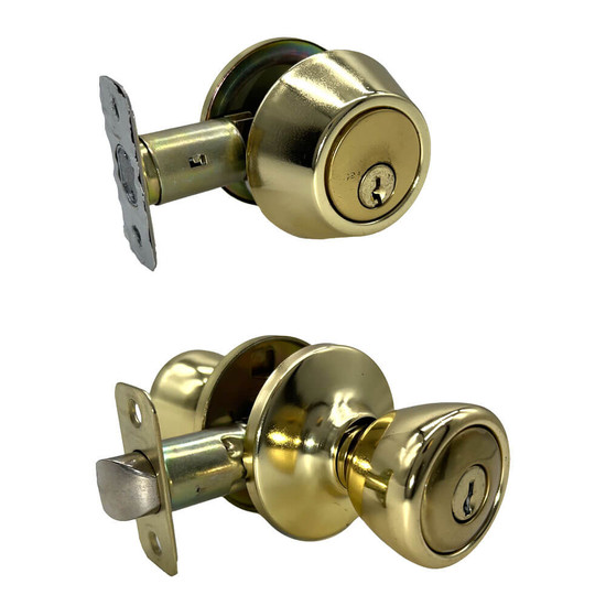 Entry Lock & Deadbolt Combo 67767 |MFS Supply - Entry Lock and Deadbolt